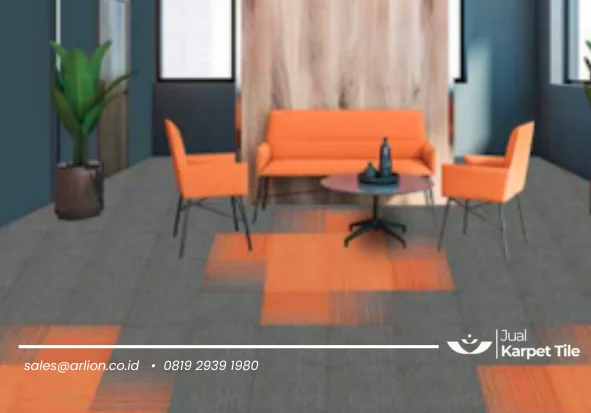 karpet tile hotel dan lobby